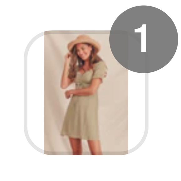 Summer mini dress size M - Picture 2 of 5